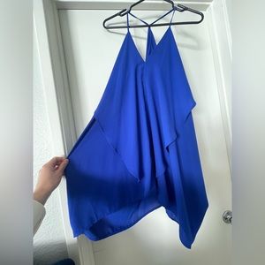 Royal blue dress